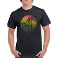 thumbnail image 1 of Colorful Palm Trees Men T-Shirt, Male Medium, 1 of 4