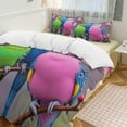 thumbnail image 1 of Colorful Parakeets on Branch Duvet Cover Set Bedding Set Polyester Quilt Cover for Bedroom Decoration, 1 of 6