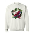 thumbnail image 1 of Colorful Parrot Design  Sweatshirt Women -Image by Shutterstock, Female Small, 1 of 4