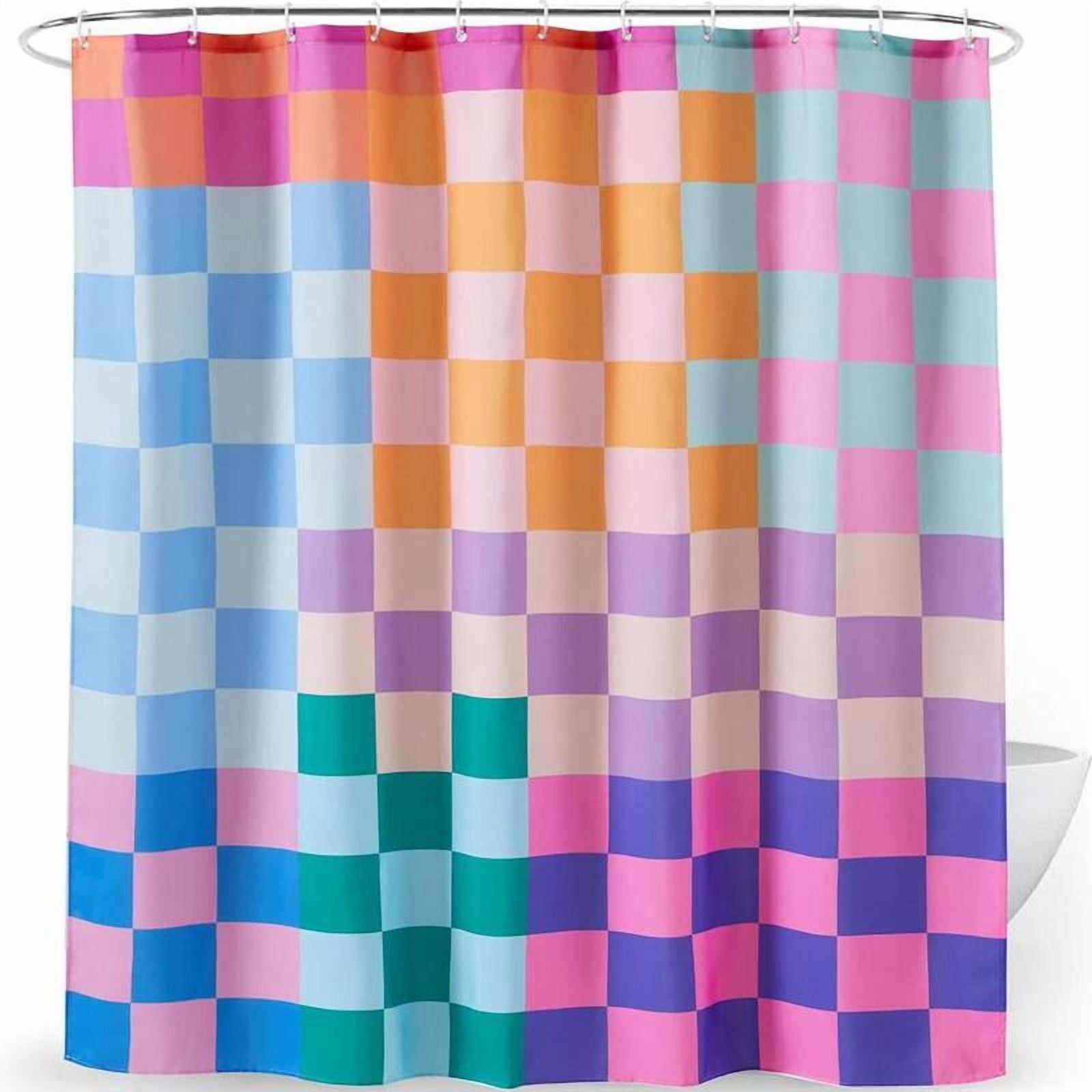 Pharmacy Pastel Print Pattern Bathroom Shower Curtain
