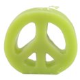 thumbnail image 1 of Colorful Peace Sign Candle, 1 of 2
