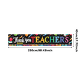 thumbnail image 1 of Colorful Pencil Thank You Banner Teachers Appreciation Week Balloons Celebration for Classroom Decor School Event, 1 of 7