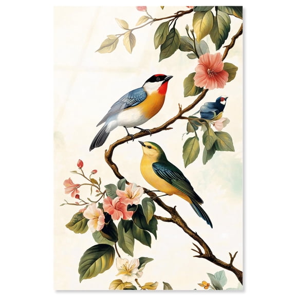 Colorful Perch Acrylic Natures Art Prints by Art Remedy, Ready to Hang, 10 x 15