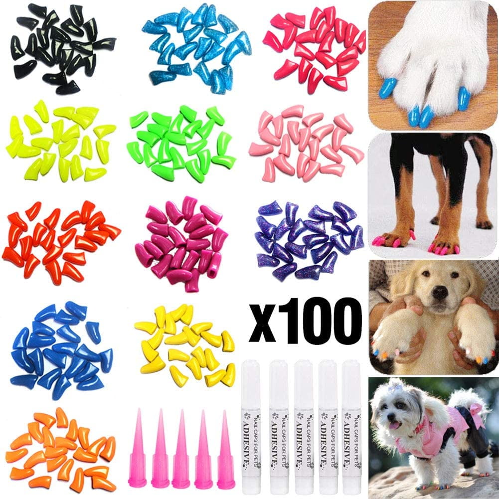 Colorful Pet Cat Soft Claws Nail Covers Glue Applicators Caps Cats Paws Grooming Claw Care 100pcs Fuchsia S 90518e87 ba71 43f5 a98f d2dc3822dfb2.a50208b1c83a43aac316d5bf32c5beb4