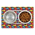 thumbnail image 1 of Colorful Pet Mat for Food and Water, Graffiti Composition of Ornate Abstract Shapes Modern Street Art Illustration, Non-Slip Rubber Mat for Dogs and Cats, 18" X 12", by Ambesonne, 1 of 2