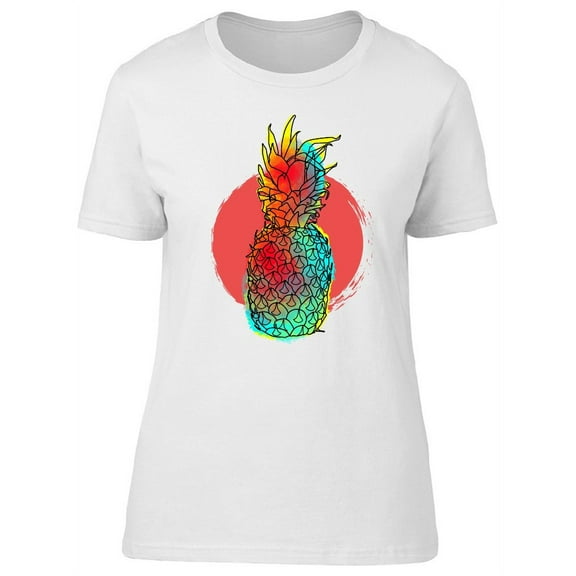 Colorful Pineapple Fruit T-Shirt Men -Image by Shutterstock, Male x-Large