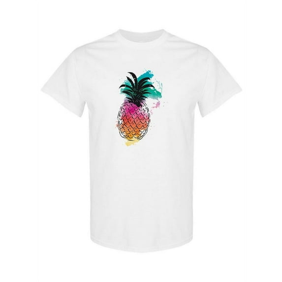Colorful Pineapple T-Shirt Women -SPIdeals Designs, Female 4X-Large