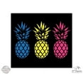 thumbnail image 1 of Colorful Pineapples Modern Pop Art - 12" Vinyl Sticker Waterproof Decal, 1 of 1