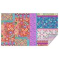 thumbnail image 1 of Colorful Pioneer Flower Patchwork Rectangle Tablecloth 60"x102",Waterproof Polyester Rectangle Table Cloth, Wipeable Spillproof Polyester Tablecloth for Dining, Camping, Indoor and Outdoor, 1 of 6