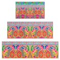 thumbnail image 1 of Colorful Pioneer Flower Pattern Kitchen Rugs Sets Of 3,Kitchen Runner Rugs Non Skid Washable,Decorative Kitchen Floor Mats for Kitchen,Sink,Laundry,17"x30"+ 17"x47" + 17"x59", 1 of 6
