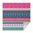 thumbnail image 1 of Colorful Pioneer Flower Striped Pattern Square Tablecloth,Waterproof Square Table Cover,Wipeable Spillproof Washable Table Cover for Home Kitchen Party Decor 52"x52"(132x132cm), 1 of 6