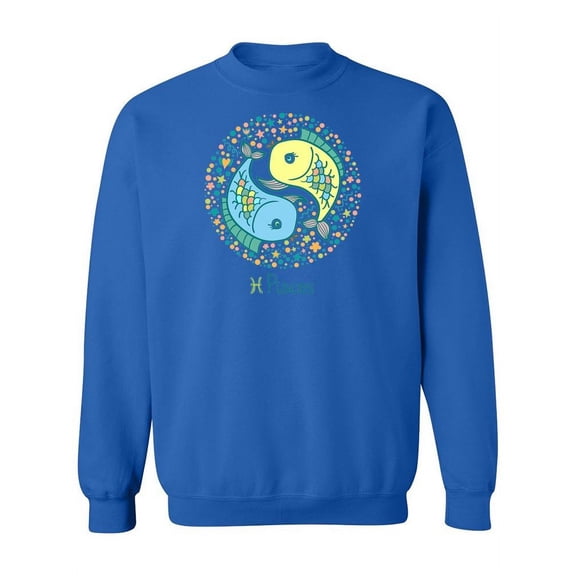 Colorful Pisces Sign. Sweatshirt Women -Image by Shutterstock, Female Medium