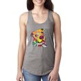 thumbnail image 1 of Colorful Pitbul | People Will Know How Large Your Soul | Dean Russo Art Animal Lover Ladies Racerback Tank Top, Heather Grey, Large, 1 of 6