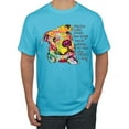 thumbnail image 1 of Colorful Pitbul | People Will Know How Large Your Soul | Dean Russo Art Animal Lover Men's T-Shirt, Light Turquoise, XX-Large, 1 of 6