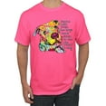 thumbnail image 1 of Colorful Pitbul | People Will Know How Large Your Soul | Dean Russo Art Animal Lover Men's T-Shirt, Neon Pink, XX-Large, 1 of 6