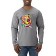 thumbnail image 1 of Colorful Pitbul | People Will Know How Large Your Soul | Dean Russo Art Animal Lover Mens Long Sleeve Shirt, Heather Grey, Medium, 1 of 6