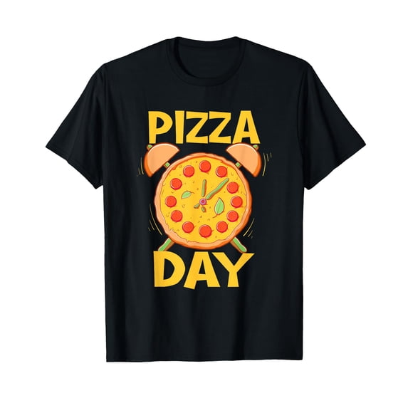 Colorful Pizza Day Graphic T-Shirt for Food Lovers and Pizza Enthusiasts