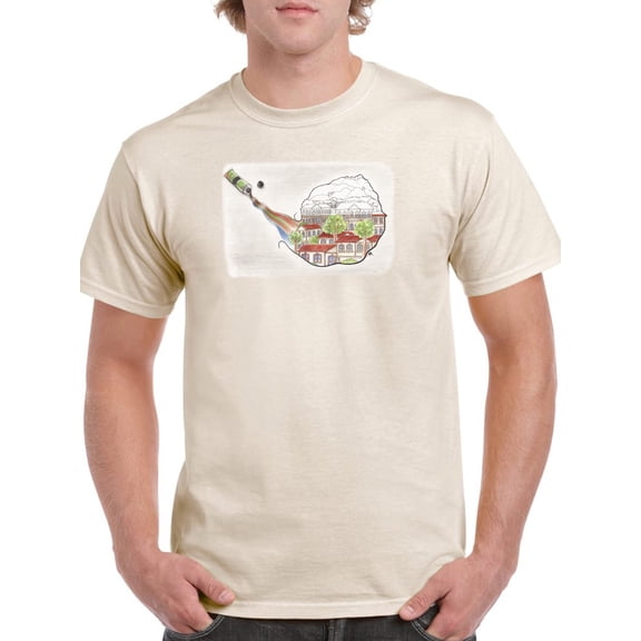 Colorful Places T-Shirt Men -Askin Ayrancioglu Designs, Male Large