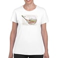 thumbnail image 1 of Colorful Places T-Shirt Women -Askin Ayrancioglu Designs, Female Large, 1 of 4