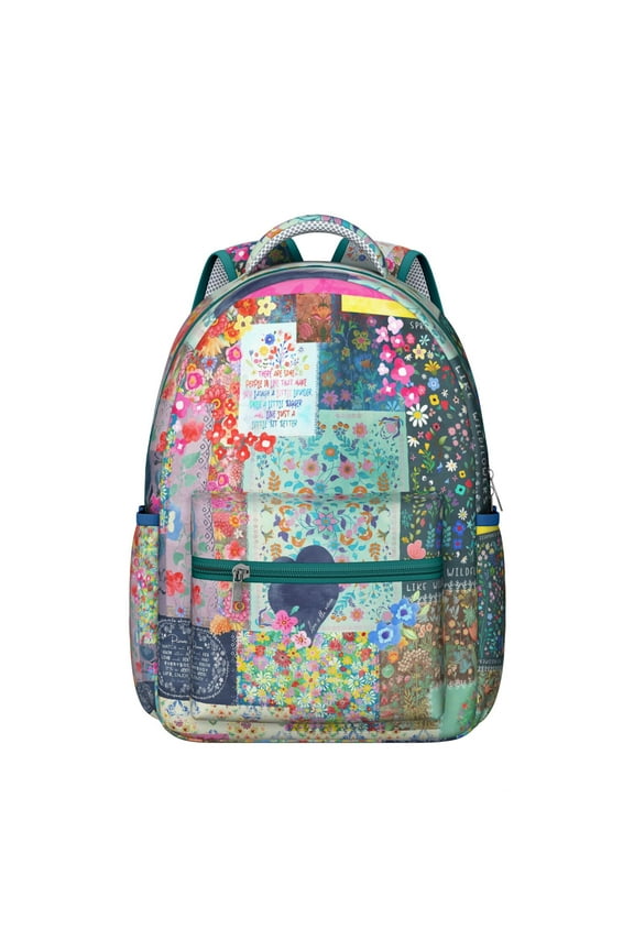 Colorful Plaid Adjustable Strap Backpack, Durable and Waterproof, Large Capacity School Bag with Comfortable Padding, Perfect for Travel and Outdoor Activities for Student