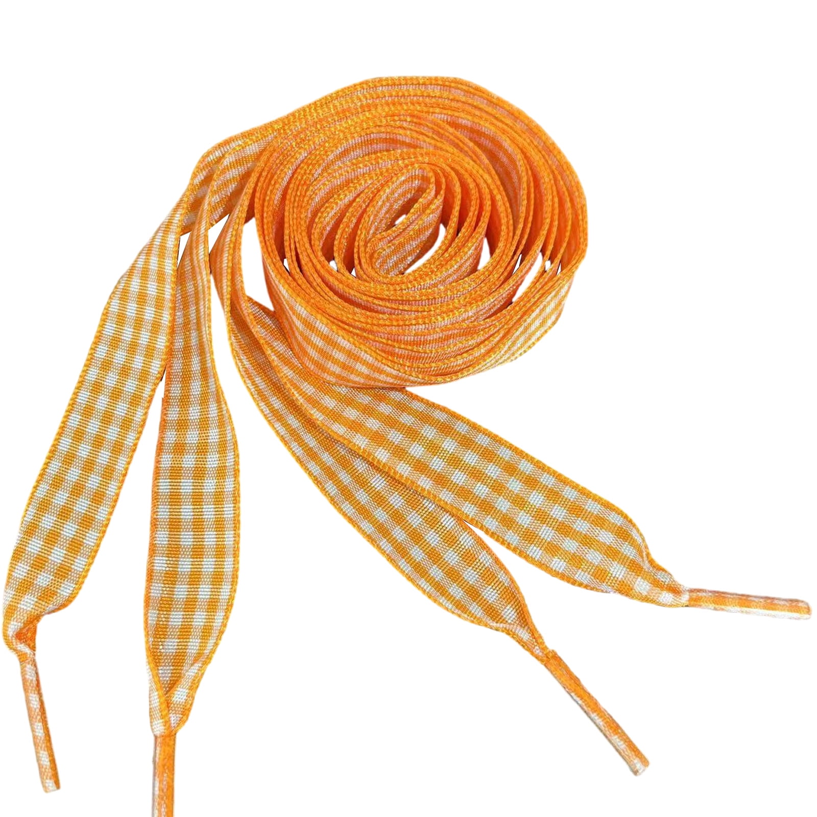 Colorful Plaids Design Durability Polyester Shoelaces Soft Comfortable ...