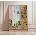 thumbnail image 1 of Colorful Plant Shelf Poster, Unframed Paper Poster 8x10in, 1 of 4