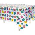 thumbnail image 1 of Colorful Plastic Easter Egg Table Cover 54 Inches x 72 Inches, 1 of 1