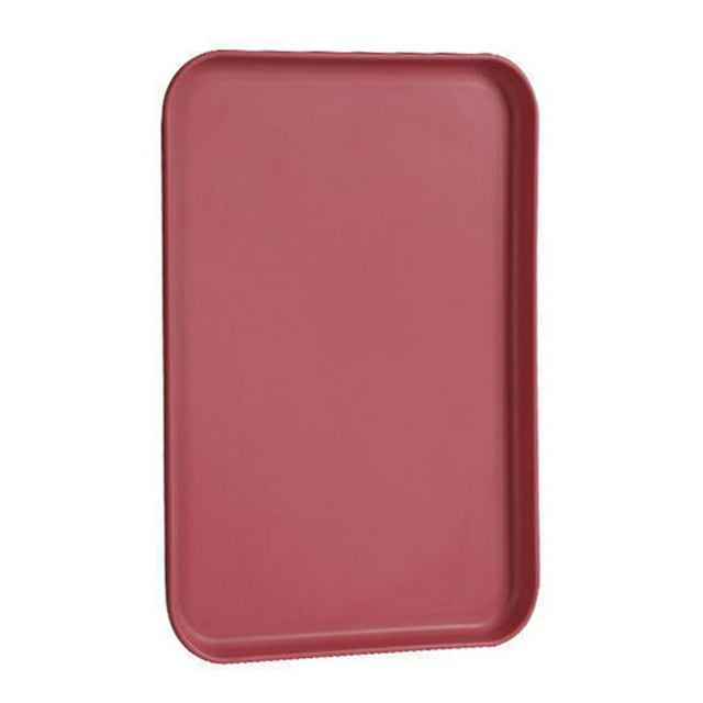 Colorful Plastic Tray Food Bread Pan Rectangular Storage Dessert Pallet