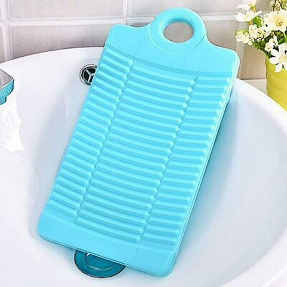 Colorful Plastic Washboard Mini Size Ultra Portable Handheld Laundry Board Easy to Carry 04#