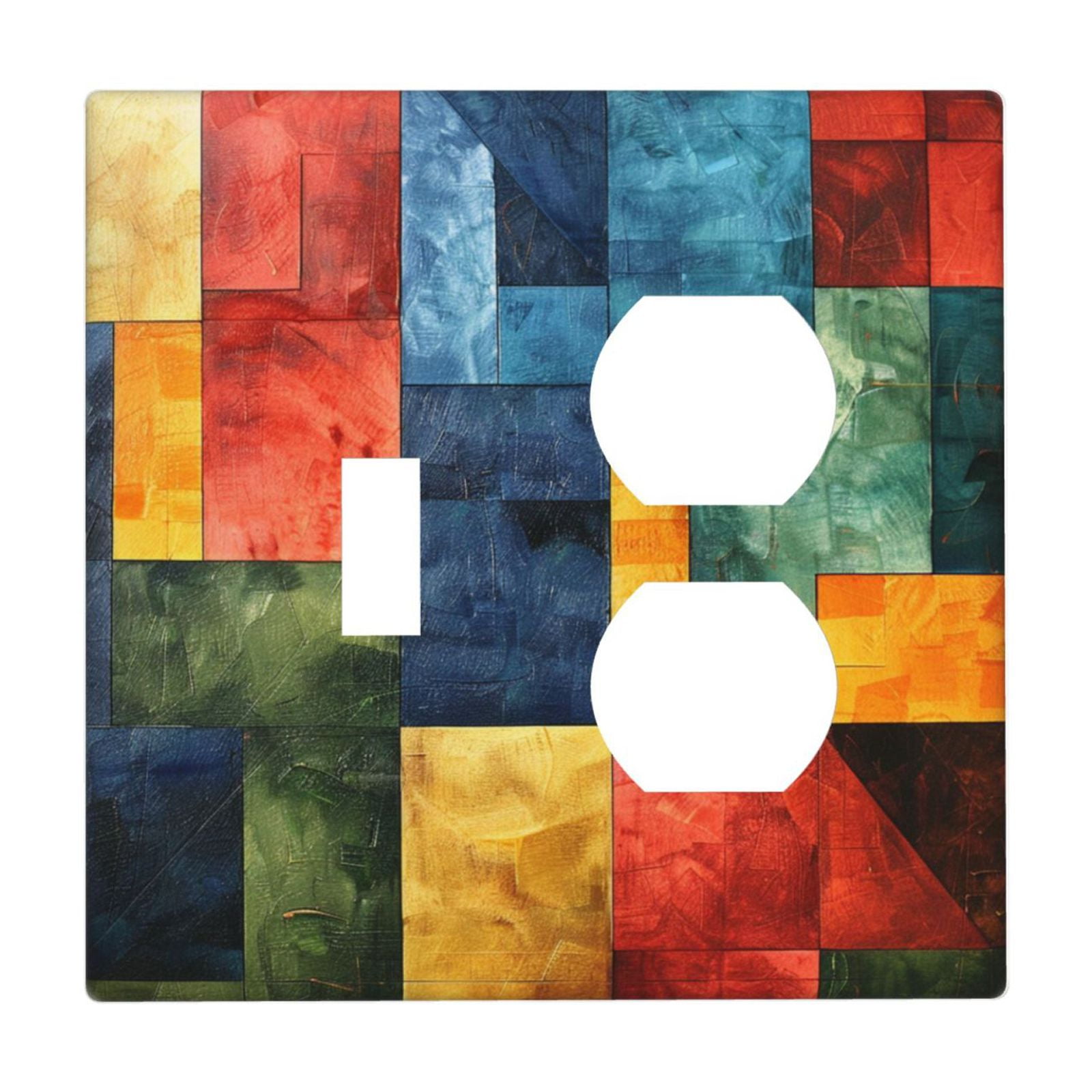 Colorful Plate Square Light Switch Cover Decorative Switch Plates and