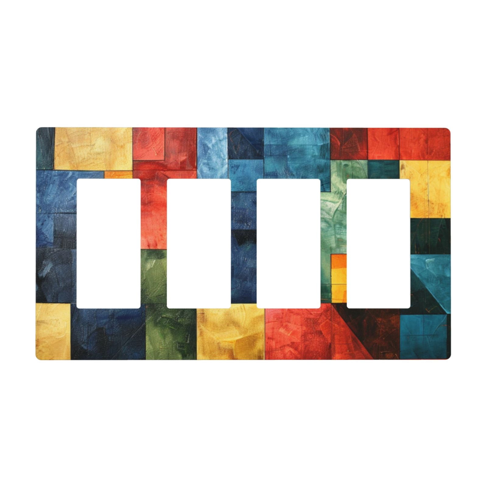 Colorful Plate Square Light Switch Cover Decorative Switch Plates and