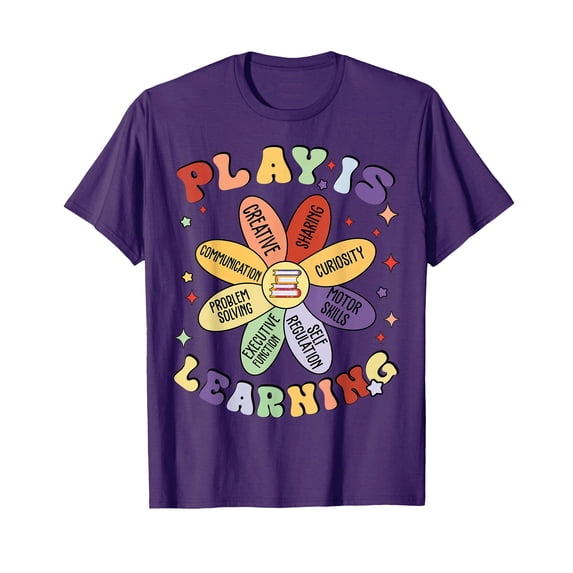 Colorful Play Is Learning T-Shirt for Preschool Teacher Appreciation ...