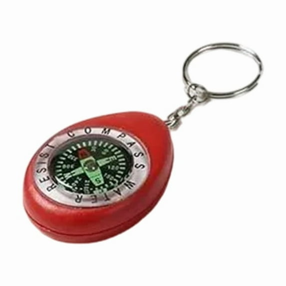Multicolour Compass Keychain Backpack Pendant for Camping and Hiking Adventures Outdoor Gadget Emergency Accessory