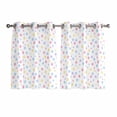 thumbnail image 1 of Colorful Polka Dot Kitchen Curtains Window Panels, Modern Minimalist Geometric Insulated Window Treatment Curtain, Grommet Curtains for Bedroom/Living Room/Bathroom, 2 Piece 42"Wx45"L, 1 of 8