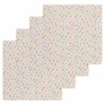 thumbnail image 1 of Colorful Polka Dot Kitchen Dish Towels for Drying Dishes Set of 4, Vintage Minimalist Geometric Beige Waffle Weave Microfiber Hand Tea Bathroom Towels Quick Dry & Absorbent Towel 12x12, 1 of 7