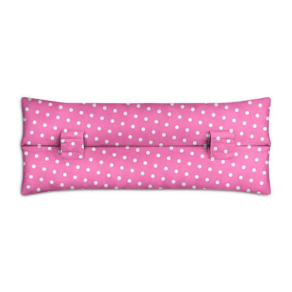 Colorful Polka Dot Seatbelt Pillow - Post-Mastectomy & Chest Surgery Recovery Cushion - Lightweight & Washable (Dot Pattern)