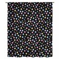thumbnail image 1 of Colorful Polka Dot Sheer Curtains 54 Inches Long, Modern Minimalist Geometric Black Light Filering Curtains, Breathable Simi Curtain Privacy Drapes for Kitchen Bathroom Small Window Treatment, 1 of 9