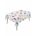 thumbnail image 1 of Colorful Polka Dot Table Cloth, Rainbow Polka Dot Watercolor Waterproof Tablecloth for Rectangle Tables, Reusable Washable Fabric Table Cover for Restaurant Kitchen Dining Tables 60"x120", 1 of 6