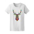 thumbnail image 1 of Colorful Polygon Deer Head Tee Women's -Image by Shutterstock, 1 of 2