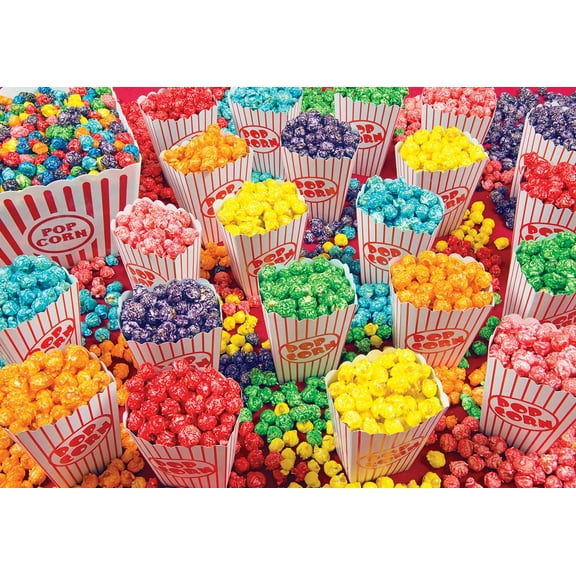 Colorful Popcorn, a 300-piece Puzzle by Lafayette Puzzle Factory