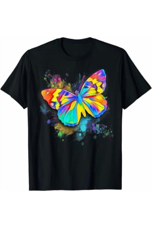 Colorful & Pretty Retro Butterfly Gear For Women, Men & Kids T-Shirt
