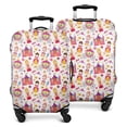 thumbnail image 1 of Colorful Princess Castle Carriage Pattern Luggage Cover Fashion Suitcase Cover Baggage Covers Fit 25-28 Inch Luggage (Go Travel), 1 of 5