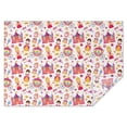 thumbnail image 1 of Colorful Princess Castle Carriage Pattern Rectangle Tablecloth 60"x84",Waterproof Polyester Rectangle Table Cloth, Wipeable Spillproof Polyester Tablecloth for Dining, Camping, Indoor and Outdoor, 1 of 5