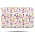 thumbnail image 1 of Colorful Princess Castle Pattern Bathroom Rugs Mat,Non Slip Microfiber Bathroom Rug,Rubber Backing,Soft Bathroom Mats for Bathroom Floor,Tub and Shower,17x27in(43x68cm), 1 of 5