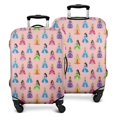 thumbnail image 1 of Colorful Princess Pattern Luggage Cover Fashion Suitcase Cover Baggage Covers Fit 25-28 Inch Luggage (Go Travel), 1 of 5