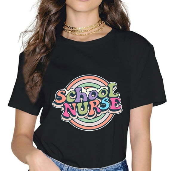 Colorful Printed Casual Round Neck T-Shirt for Men and Women