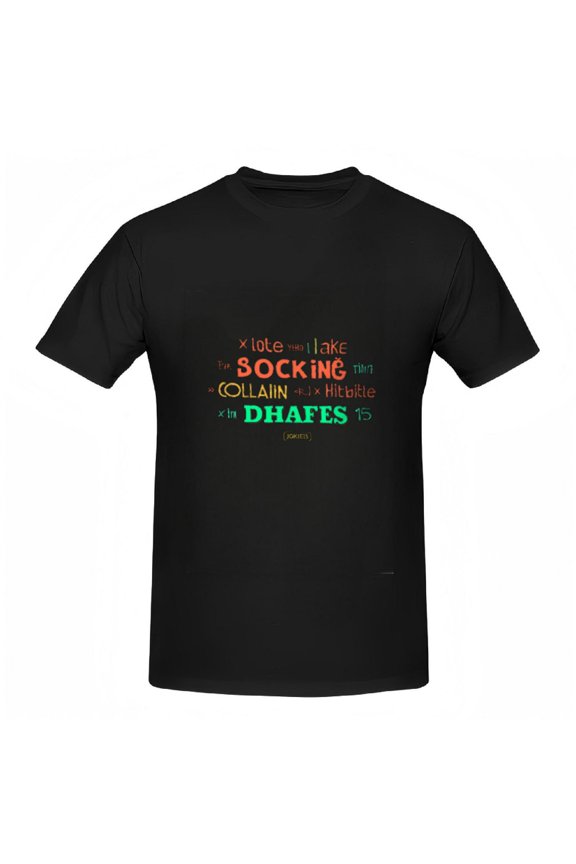 Colorful Programming Terms Graphic Tee for Women - Short Sleeve Cotton T-Shirt with Fun Tech-Inspired Design on Black Background