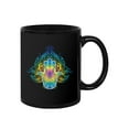 thumbnail image 1 of Colorful Psychedelic Hamsa Mug  -Image by Shutterstock,, 1 of 4