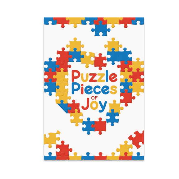 Colorful Puzzle Wall Art - Puzzle Hobbyist - 13x19 Poster Print