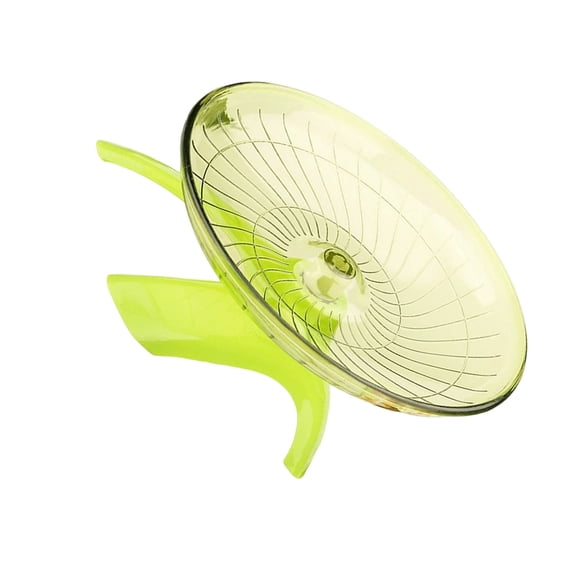 Colorful Quiet Gerbil Exercise Wheel Dish Running Disk Strong Base Small Pet Fitness Activity Toy